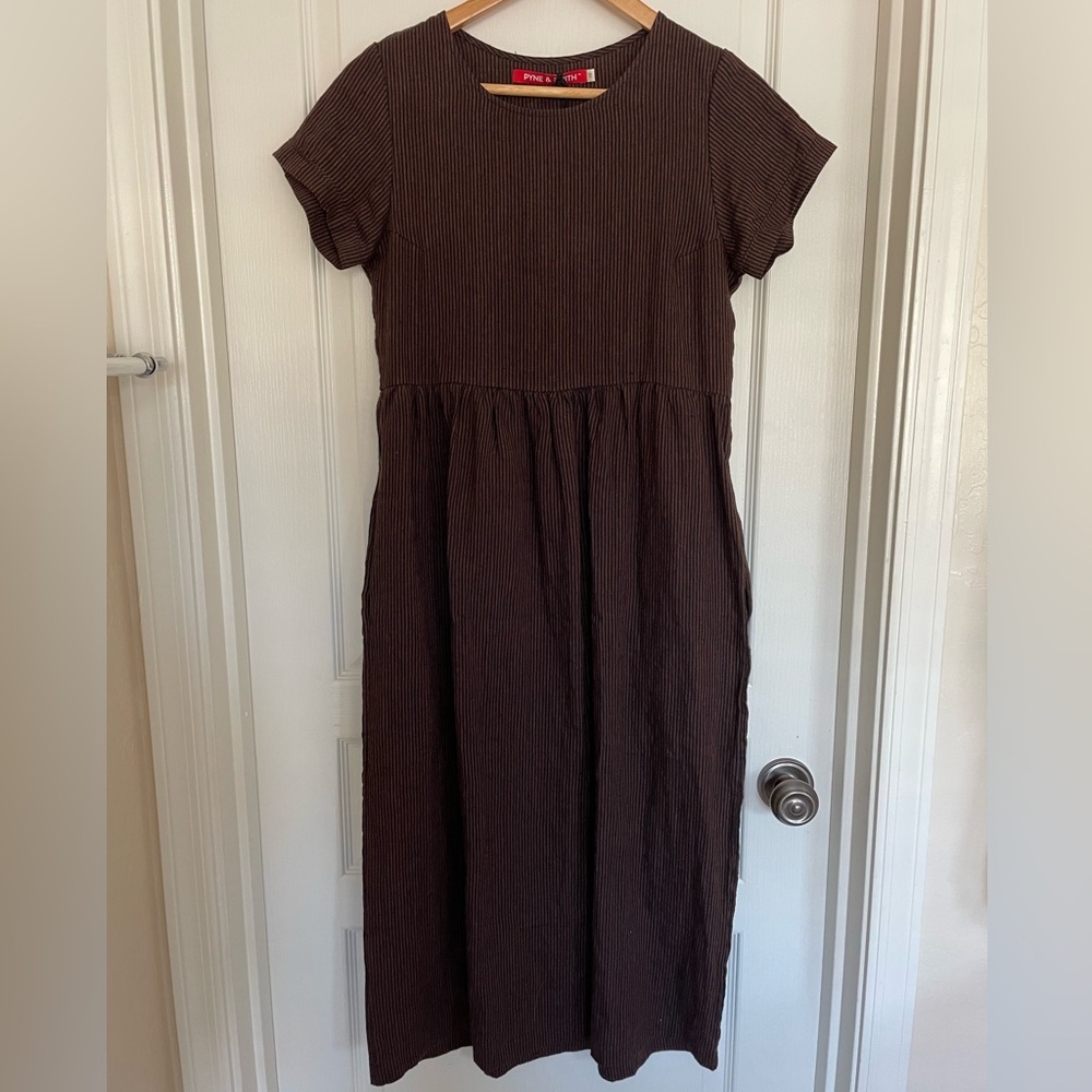 Pyne & Smith Striped Linen Dress